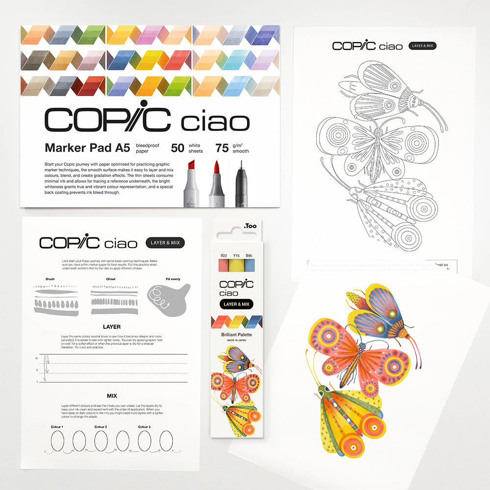 Copic Ciao Layer & Mix Brilliant Starter Pack