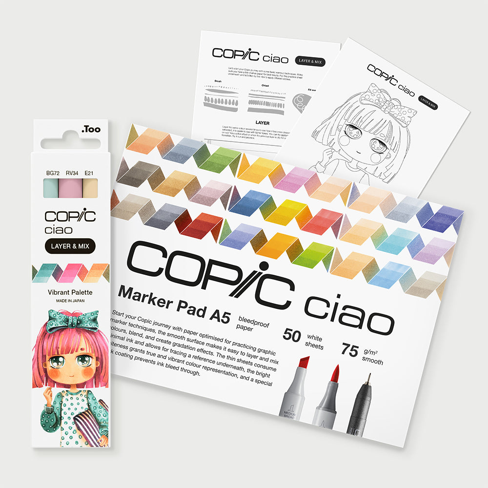 Copic Ciao Layer & Mix Vibrant Starter Pack