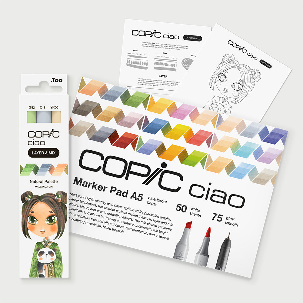 Copic Ciao Layer & Mix Natural Starter Pack
