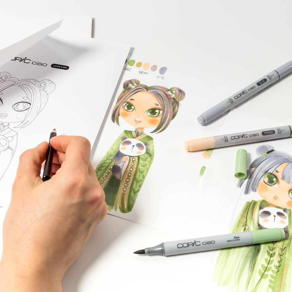 Copic Ciao Layer & Mix Natural Starter Pack