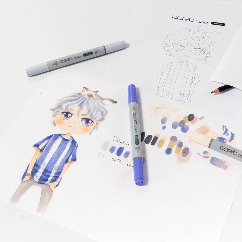 Copic Ciao Layer & Mix Serene Starter Pack