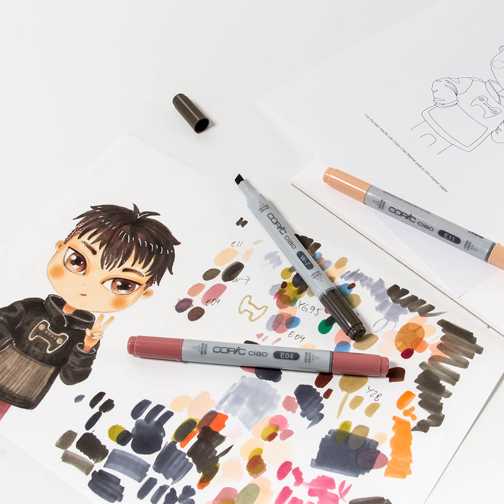Copic Ciao Layer & Mix Warm Starter Pack