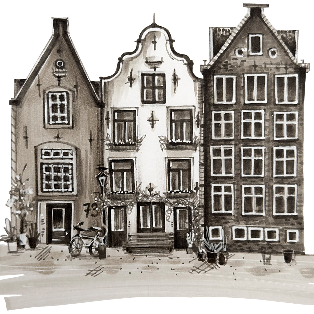 Copic Ciao SHADE Dark Warm Gray Markers Set, 4 pcs.