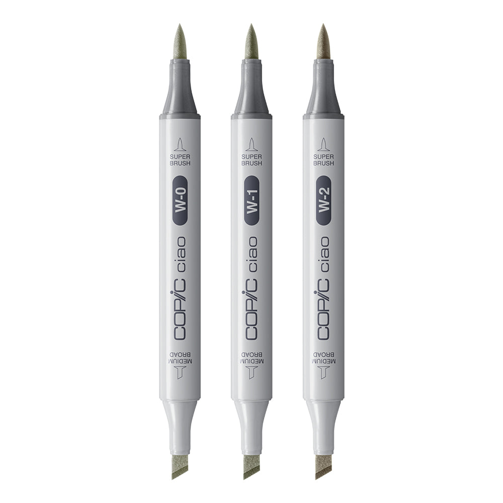 Copic Ciao SHADE Light Warm Gray Markers Set, 4 pcs.