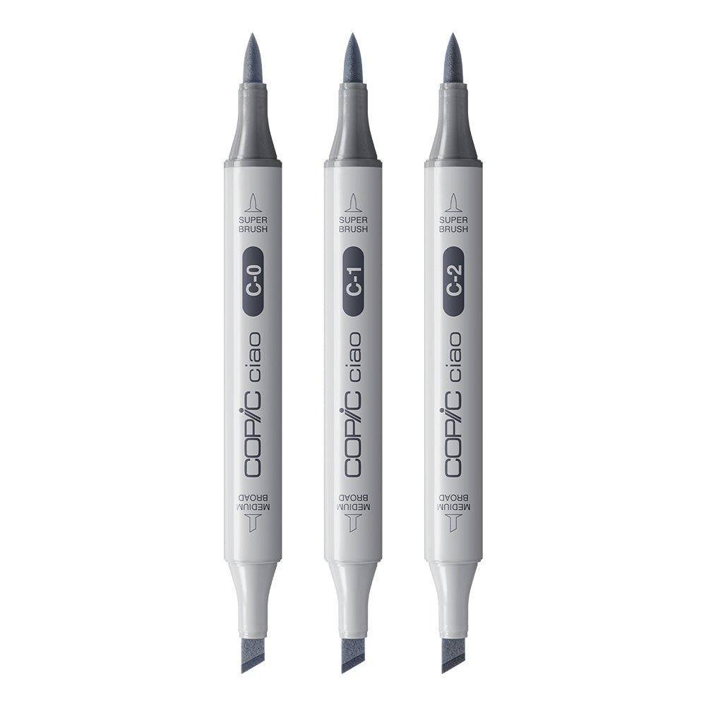 Copic Ciao SHADE Light Cool Gray Markers Set, 4 pcs.