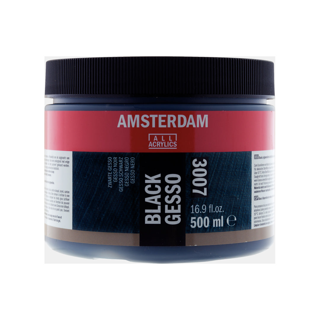 Amsterdam Black Gesso Primer