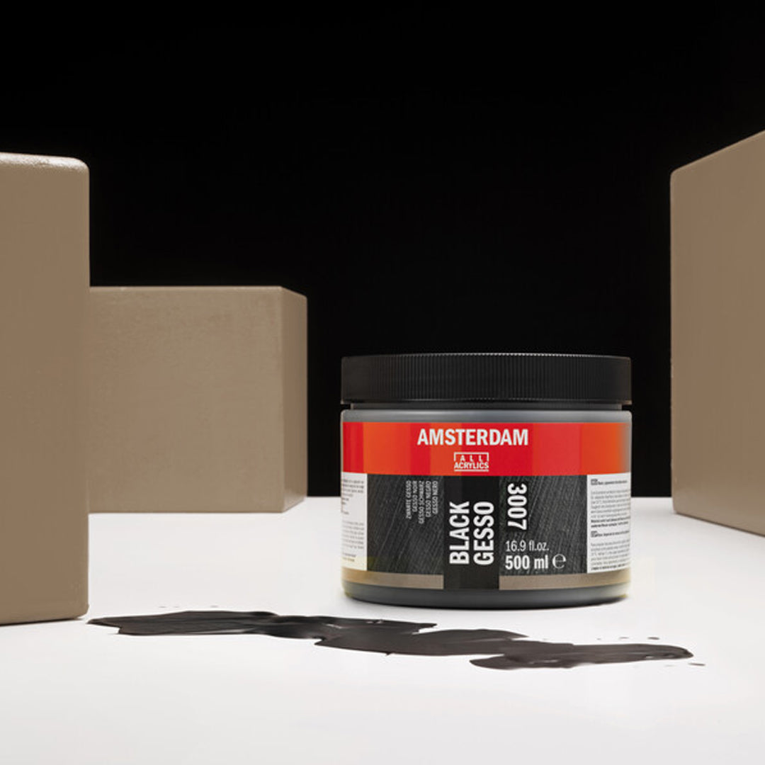 Amsterdam Black Gesso Primer