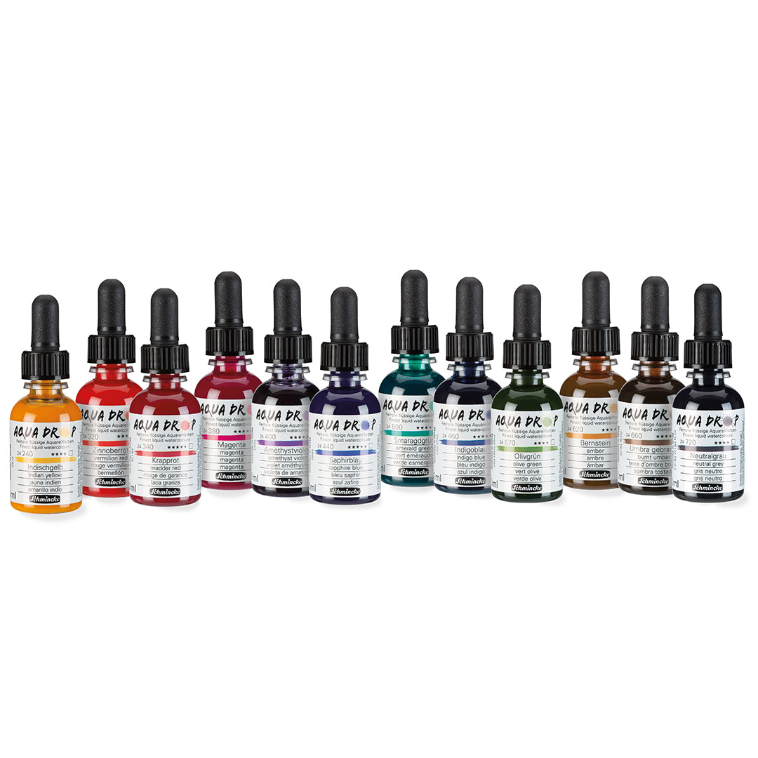 Schmincke Aqua Drop Liquid Watercolours