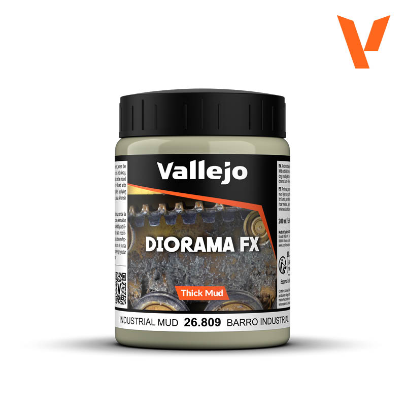 Vallejo Diorama FX - Industrial Mud Texture, 200 ml