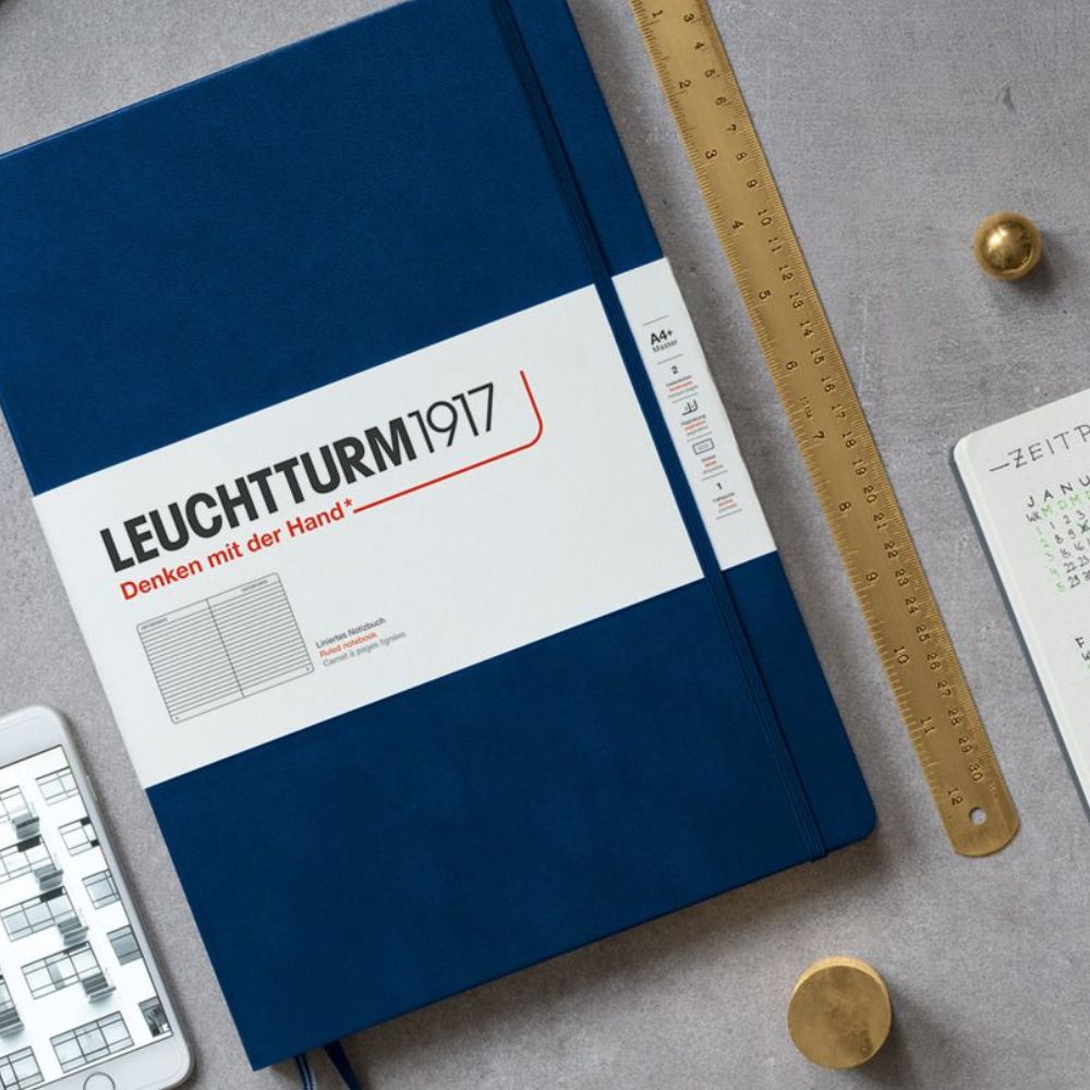 Leuchtturm1917 Notebook, Master Classic (A4+), Hardcover, 235 pgs.