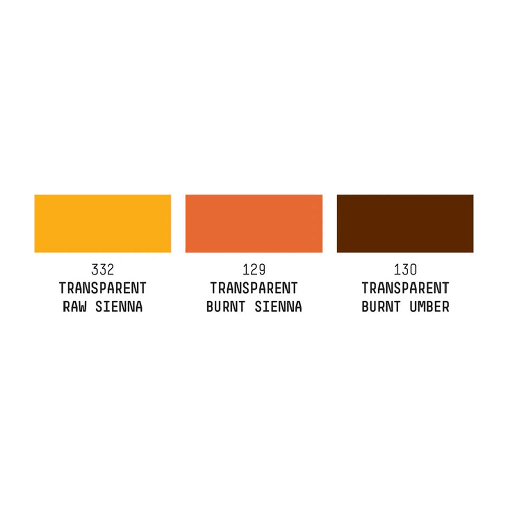 Liquitex Professional akrilinio tušo rinkinys Transparents, 3x30 ml