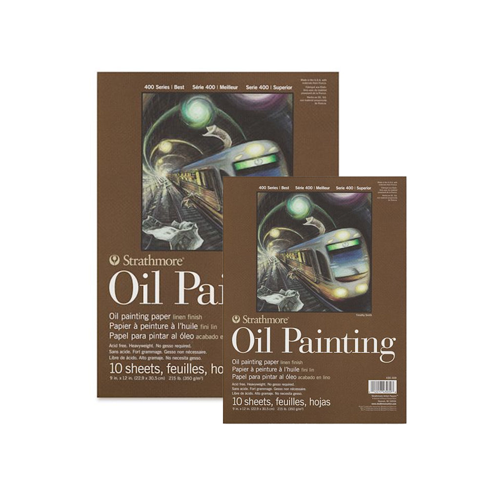 Strathmore Oil Painting 400 Series Paper Pad, 350 gsm, 10 sheets