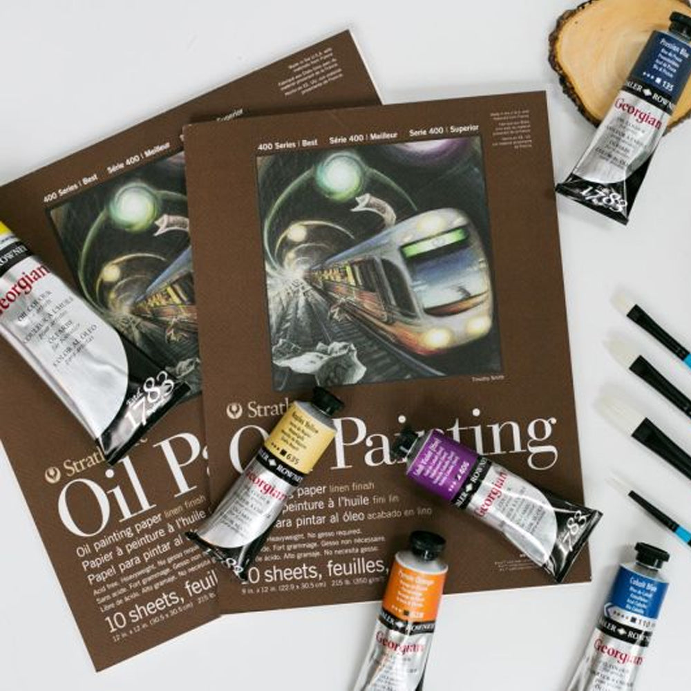 Strathmore Oil Painting 400 Series Paper Pad, 350 gsm, 10 sheets