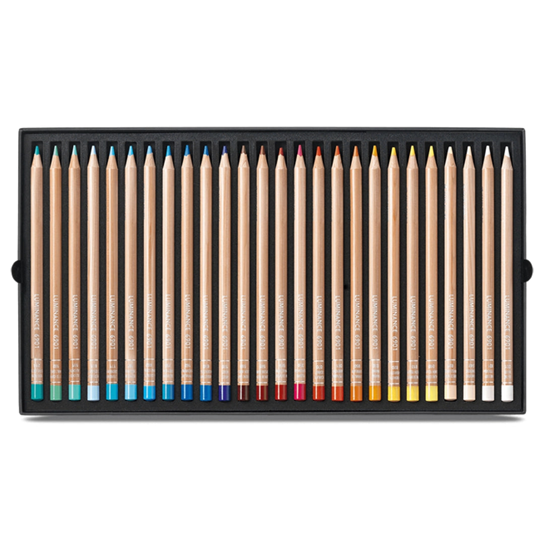 Caran d'Ache LUMINANCE Colored Pencils Set of 76 + 2 Blenders