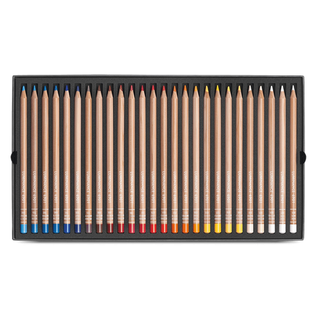 Caran d'Ache LUMINANCE Colored Pencils Set of 100 + 2 Blenders