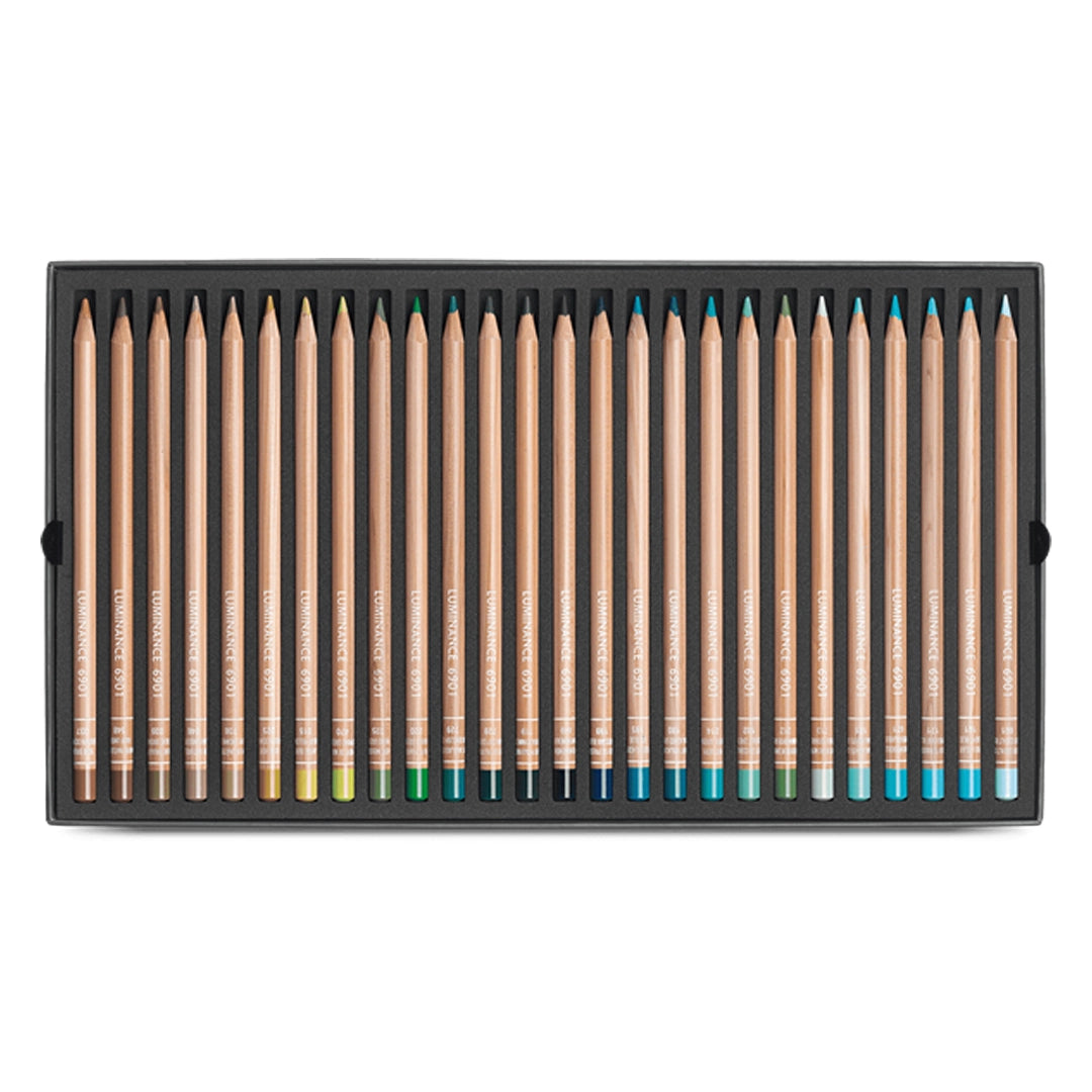 Caran d'Ache LUMINANCE Colored Pencils Set of 100 + 2 Blenders