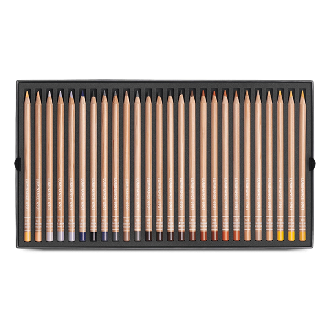 Caran d'Ache LUMINANCE Colored Pencils Set of 100 + 2 Blenders