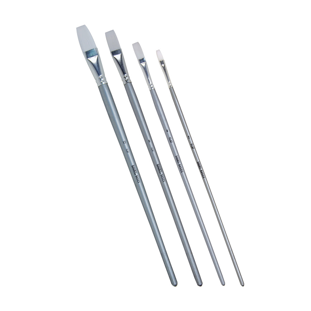 Liquitex Basics plokščias sintetinis teptukas