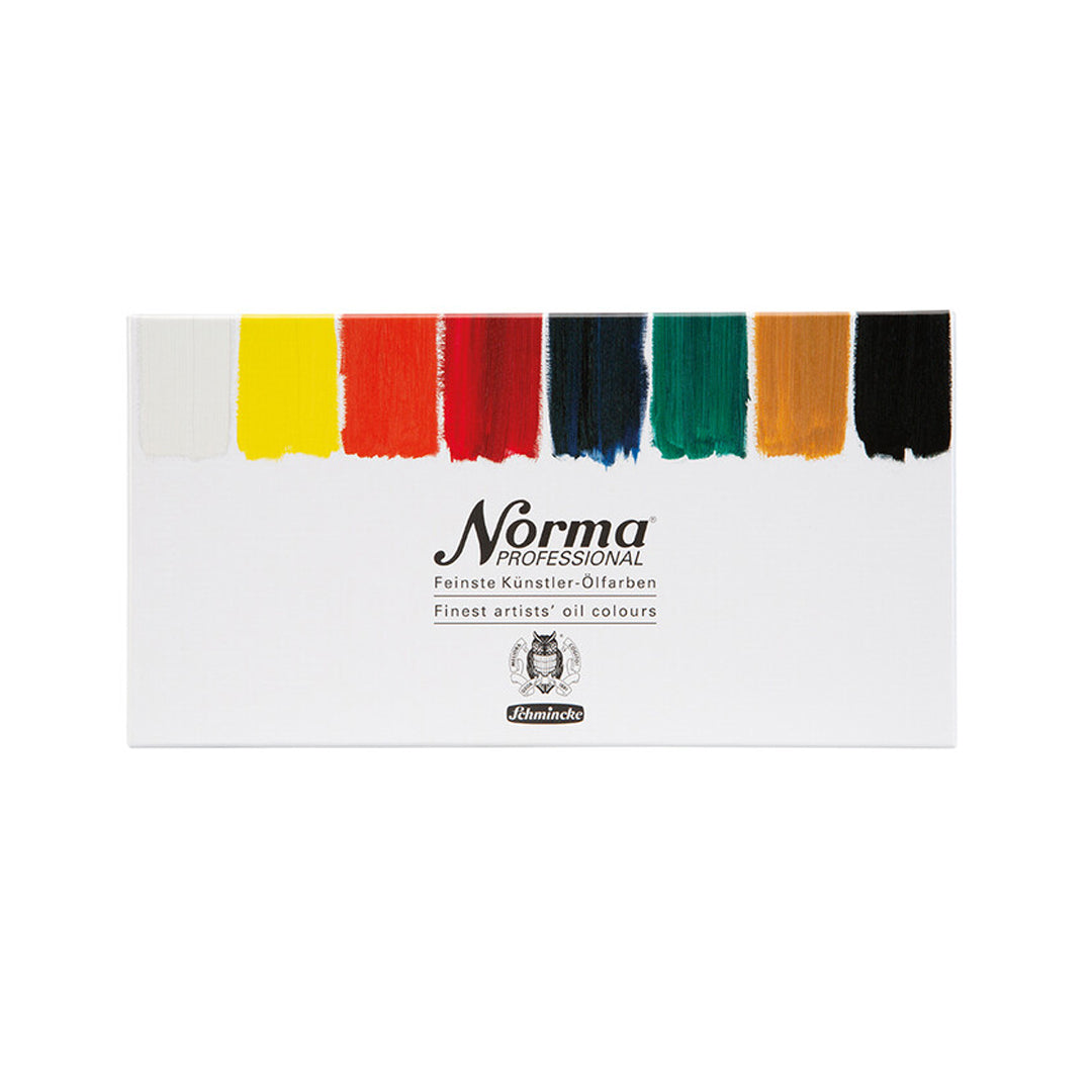 Schmincke Norma Professional Oil Paint Set, 8x35 ml