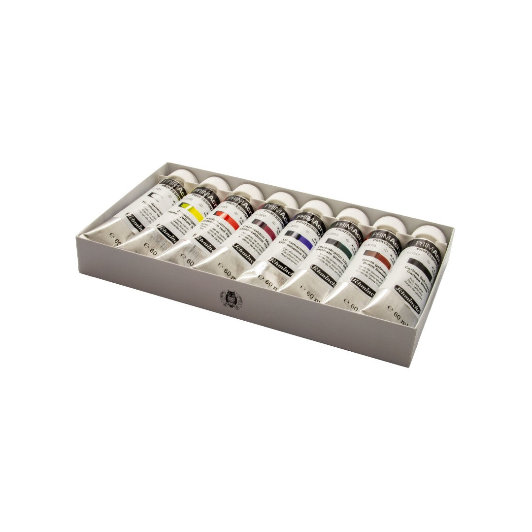 Schmincke PRIMAcryl Professional Acrylic Paint Set, 8x60 ml