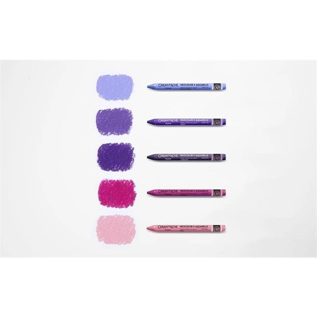 Caran d'Ache NEOCOLOR Water-Soluble Wax Oil Pastels Set of 40