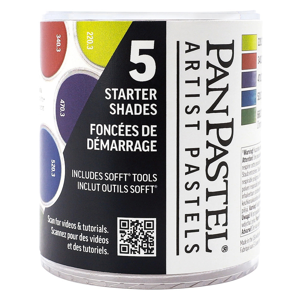 PanPastel Starter Shades Set, 5 pcs.