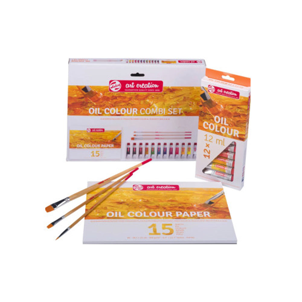 Talens Art Creation Oil Colour Paper Combiset