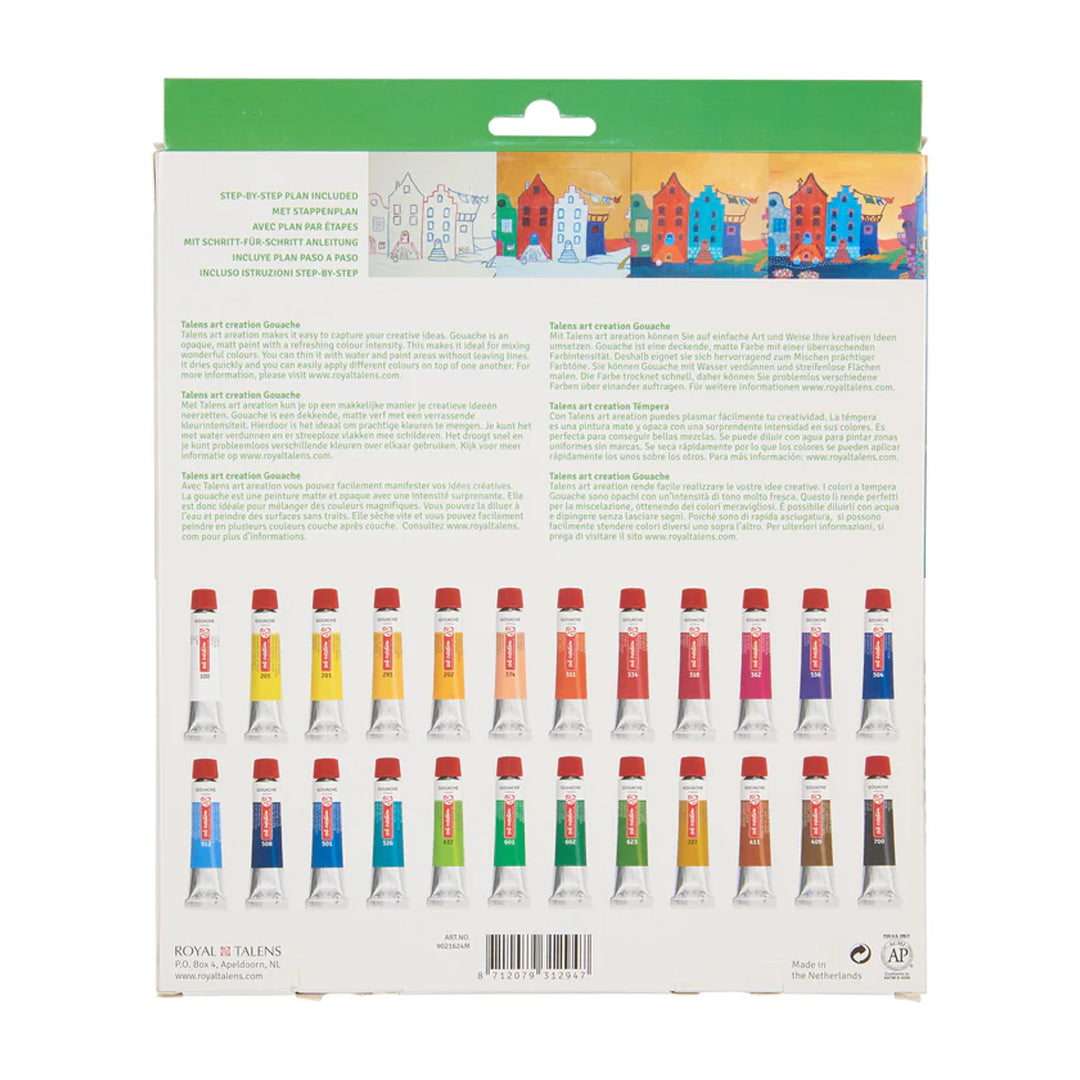 Talens Art Creation Gouache Set, 24x12 ml