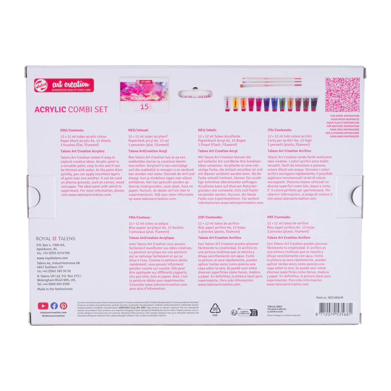 Talens Art Creation Acryl Colour Combiset