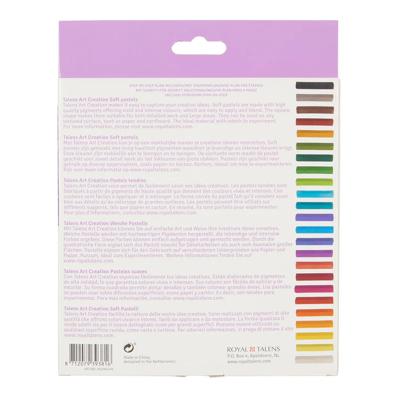 Talens Art Creation Soft Pastel Set, 24 colours