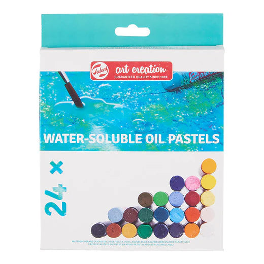 Talens Art Creation Water-Soluble Oil Pastel Set, 24 colours