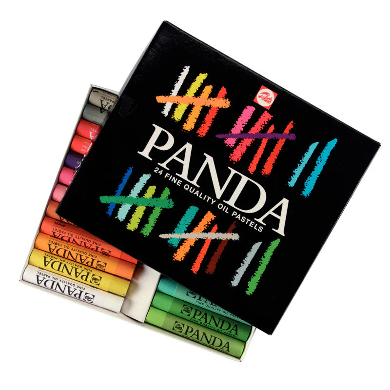 Talens Panda Oil Pastel Set, 24 colours