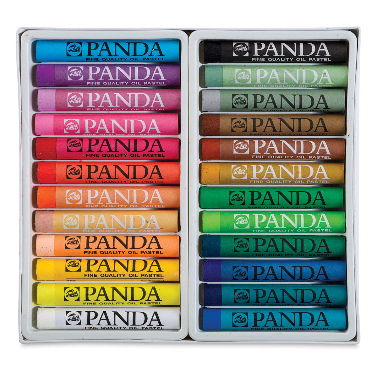 Talens Panda Oil Pastel Set, 24 colours