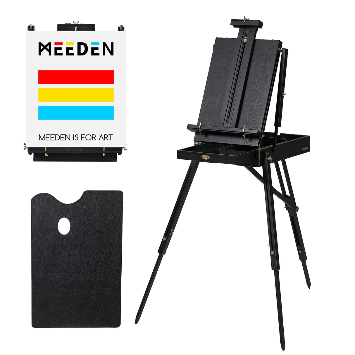 MEEDEN Wood Plein-Air French Easel