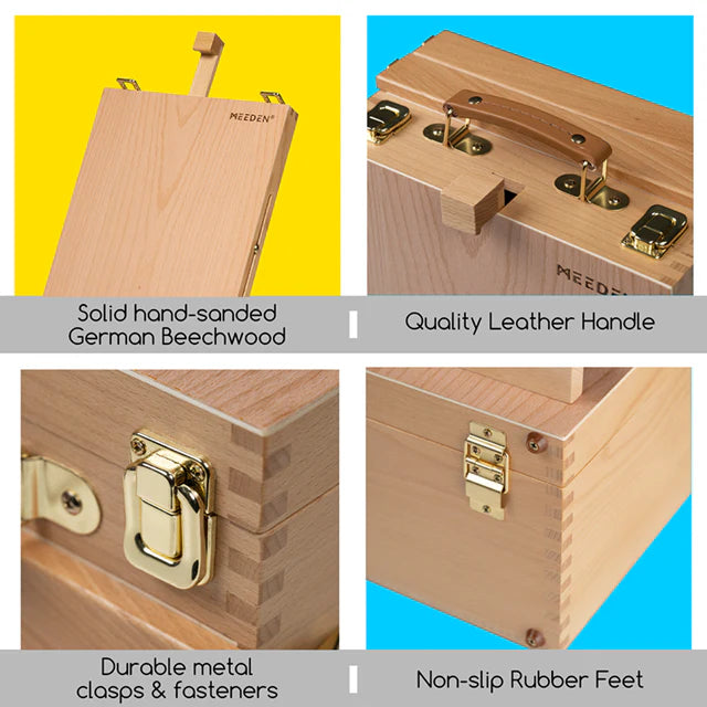 MEEDEN Tabletop Easel Wooden Sketchbox