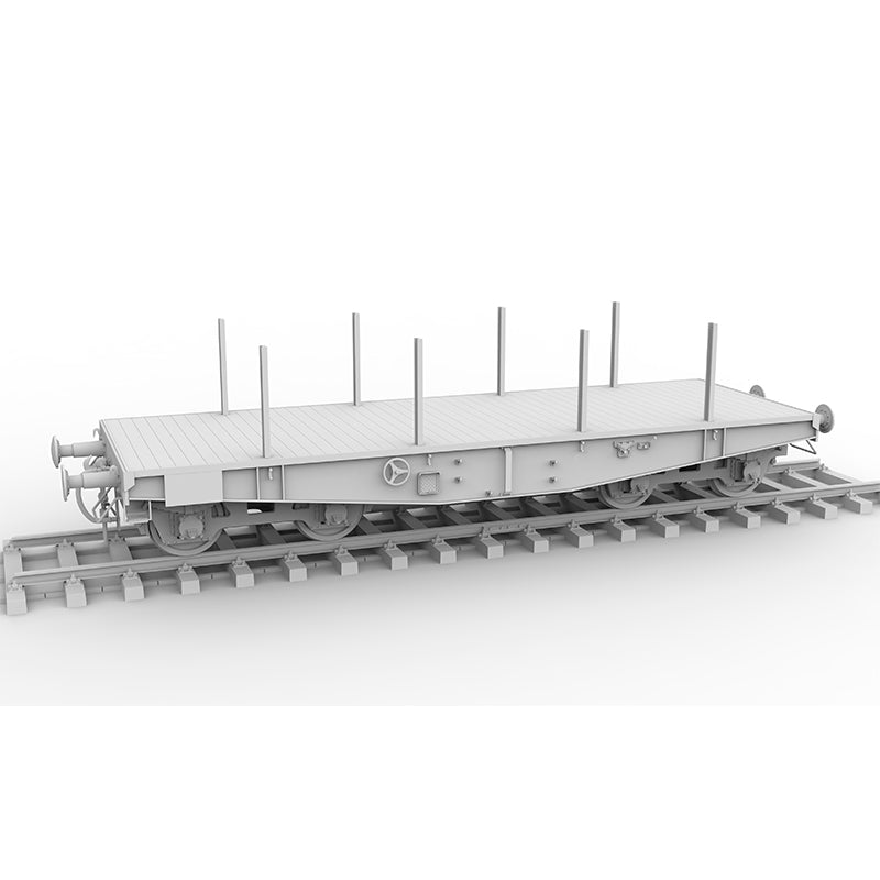 AK Interactive German Railway Schwerer Plattformwagen Type SSys Scale Model, 1:35