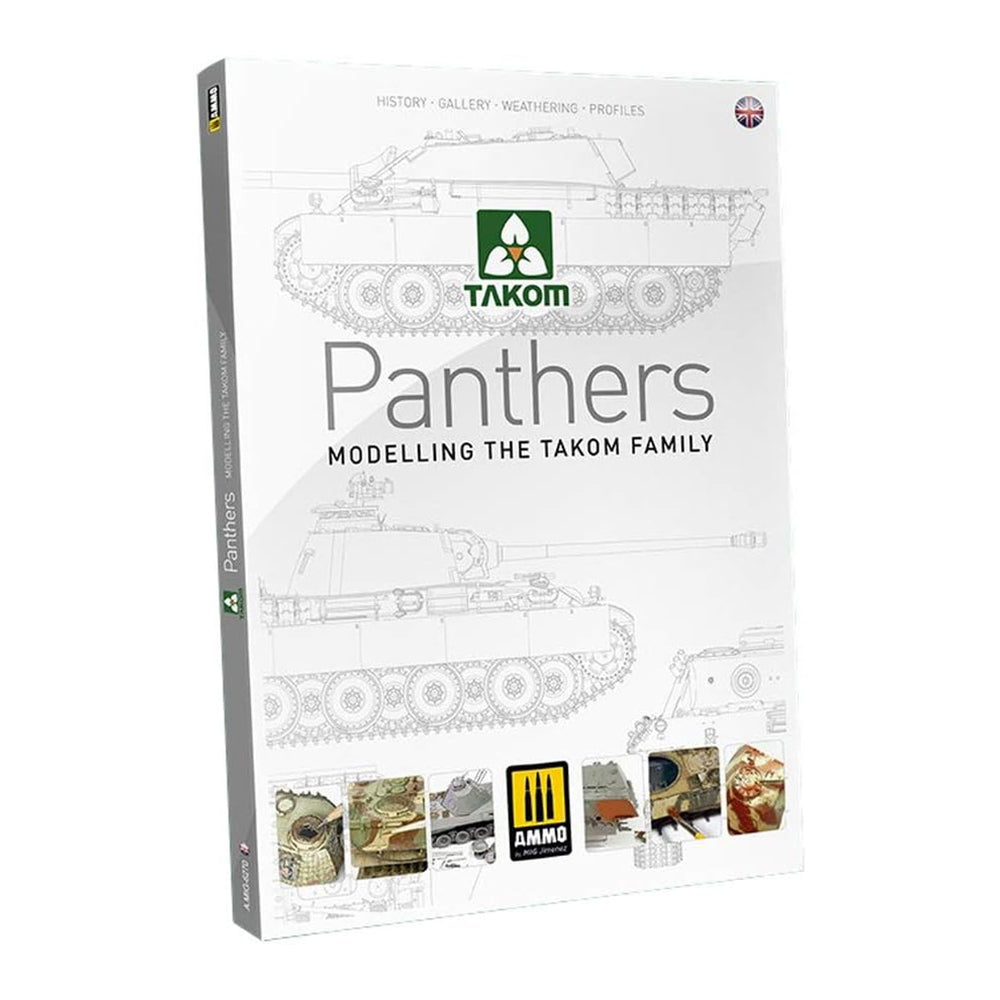AMMO by Mig Solution Book "Panthers: Modelling The Takom Family"