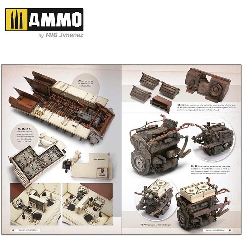 AMMO by Mig Solution Book "Panthers: Modelling The Takom Family"