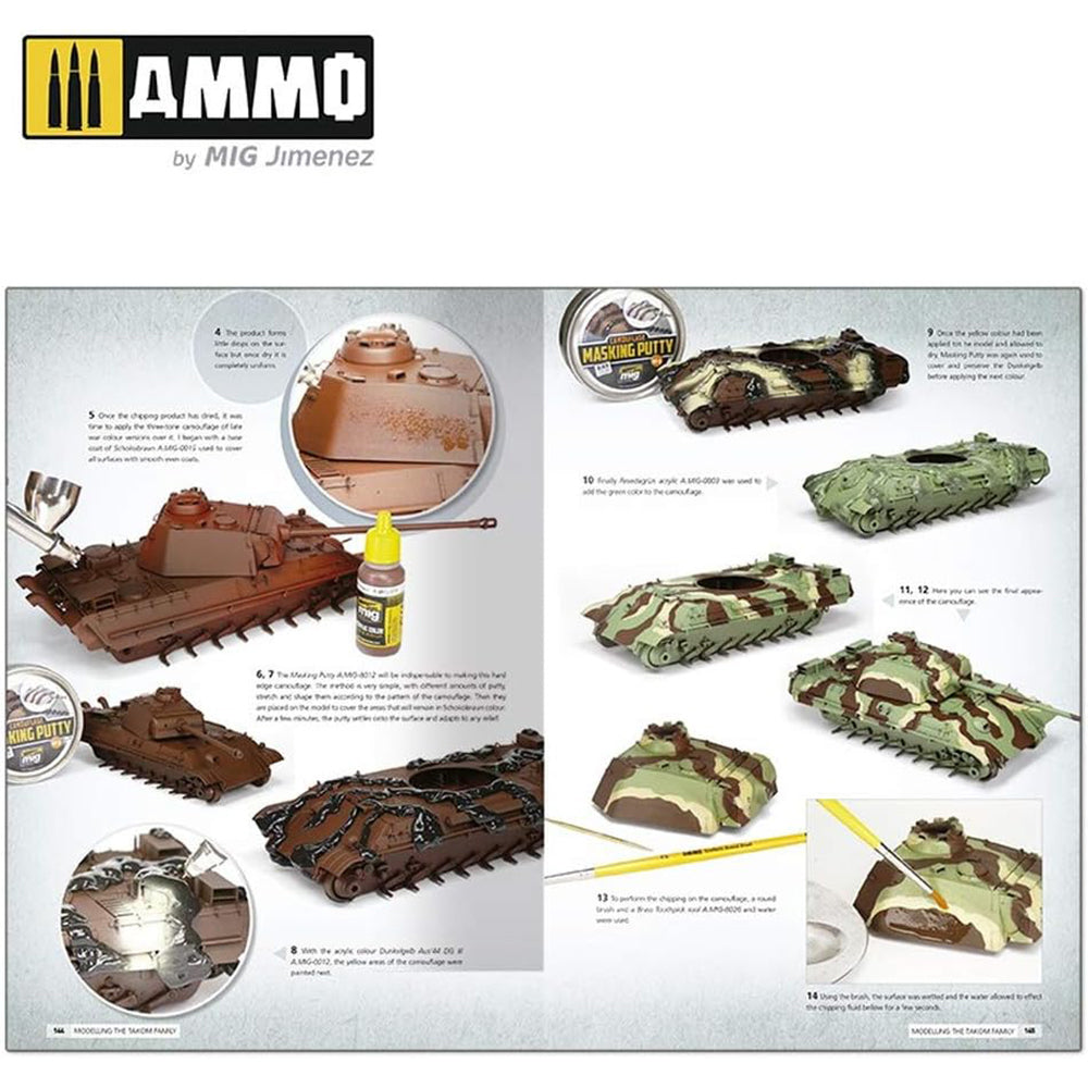 AMMO by Mig Solution Book "Panthers: Modelling The Takom Family"