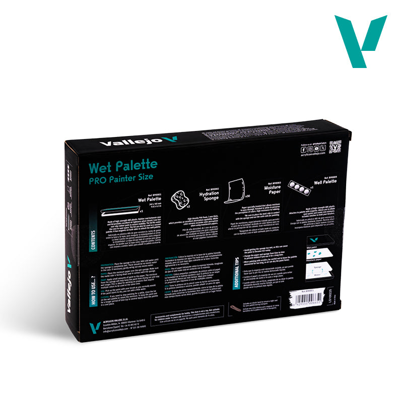 Vallejo Wet Palette, PRO Painter Size