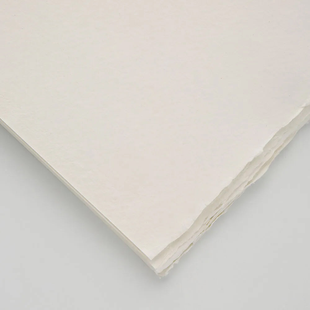 Handmade Khadi Paper Bound Sketchbook from India, 20 Pages, 210 gsm