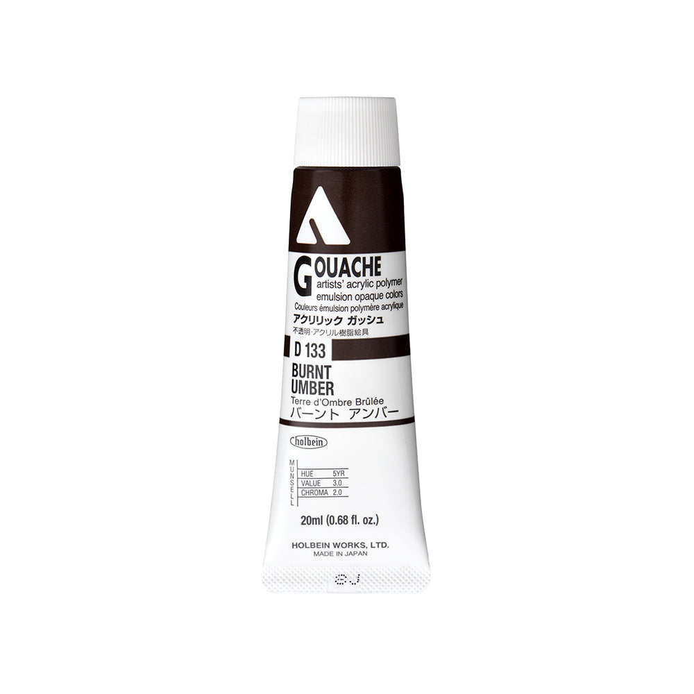 Holbein Acrylic Gouache Tubes, colors 55-110 (part 2/2)