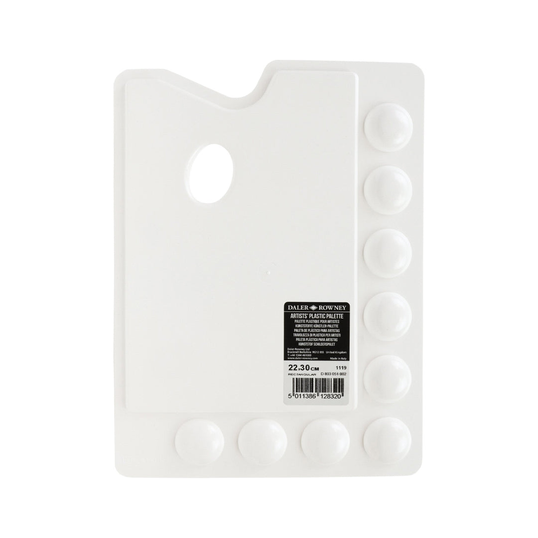 Daler-Rowney Rectangle Plastic Palette