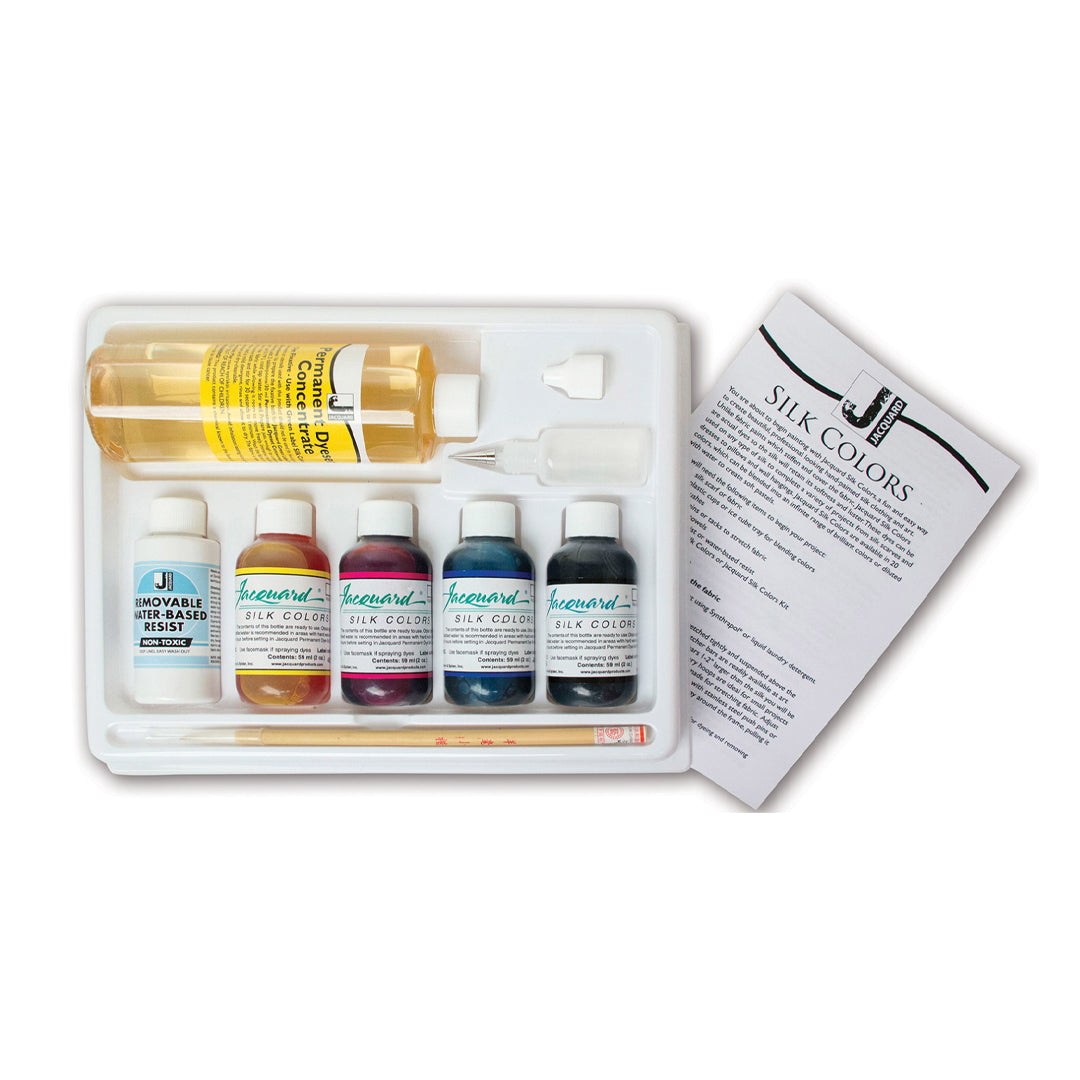 Jacquard Silk Colors Kit with Water-Based Resist