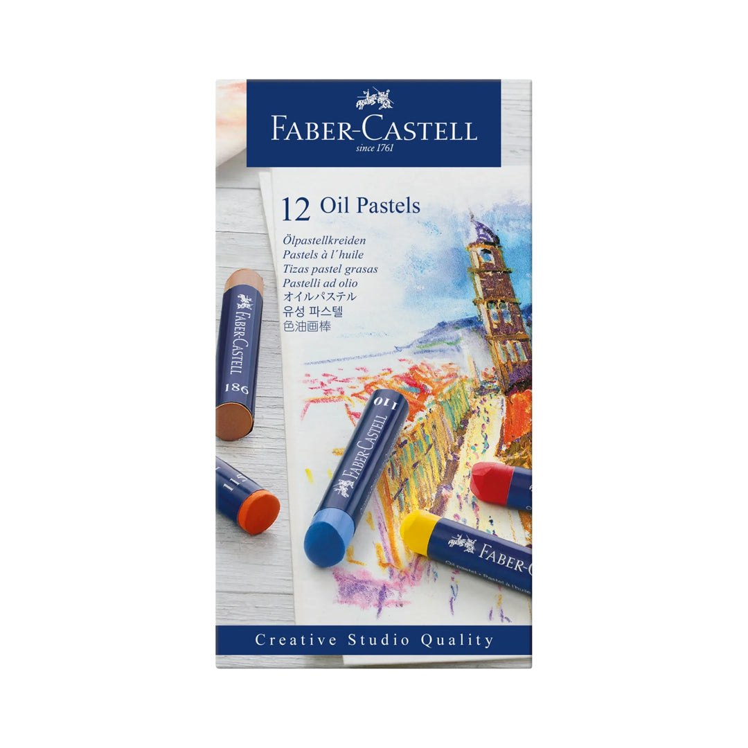 Faber-Castell Oil Pastels, 12 colours