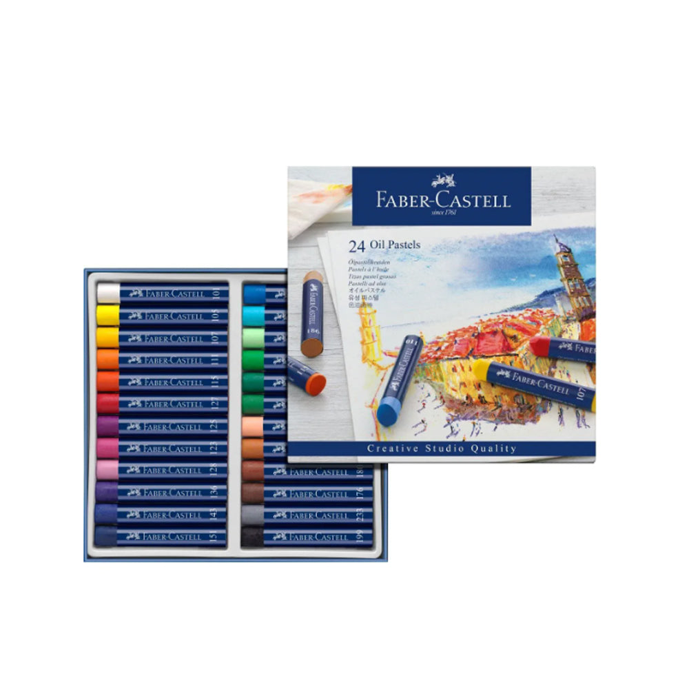 Faber-Castell Oil Pastels, 24 colours
