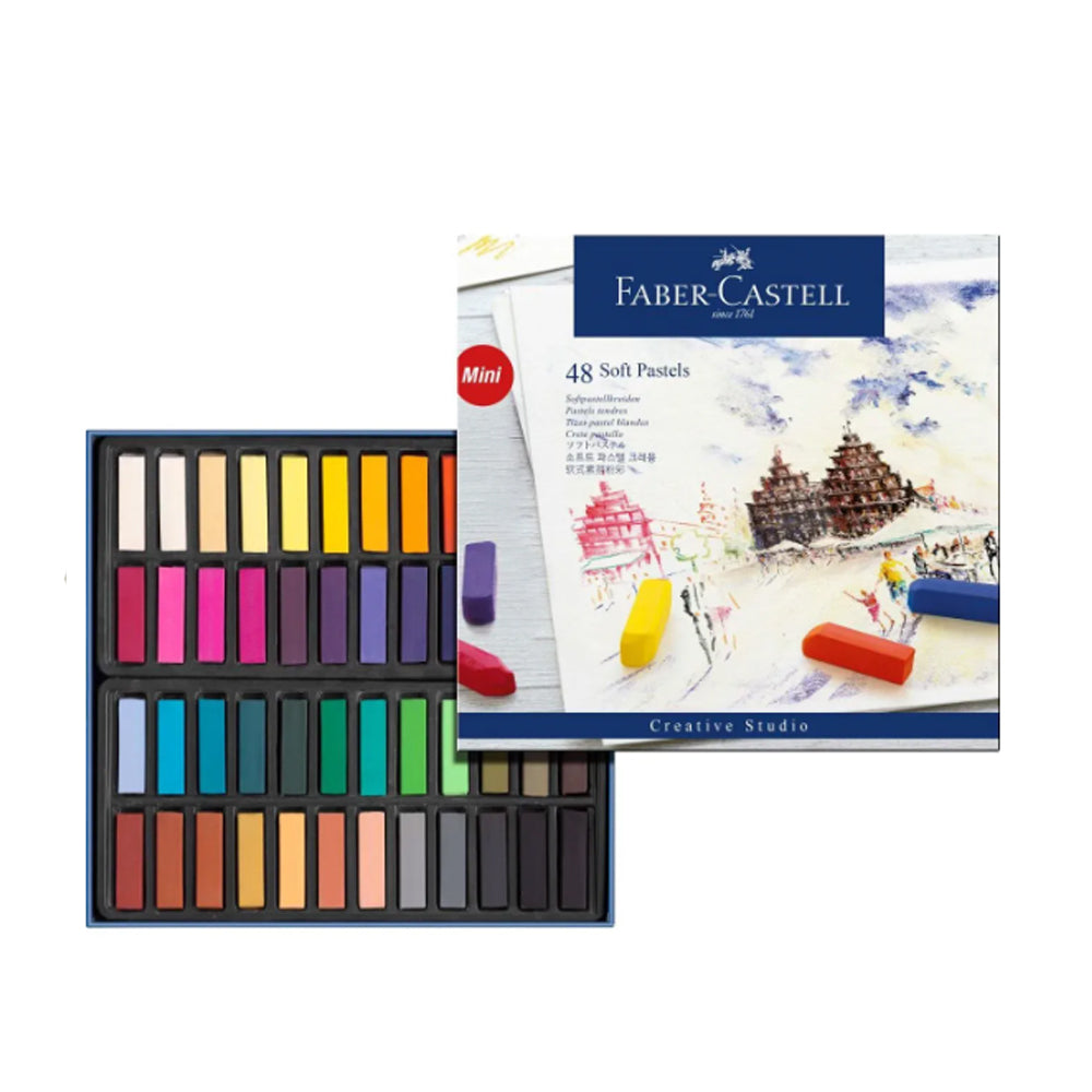 Faber-Castell Mini Soft Pastels, 48 colours