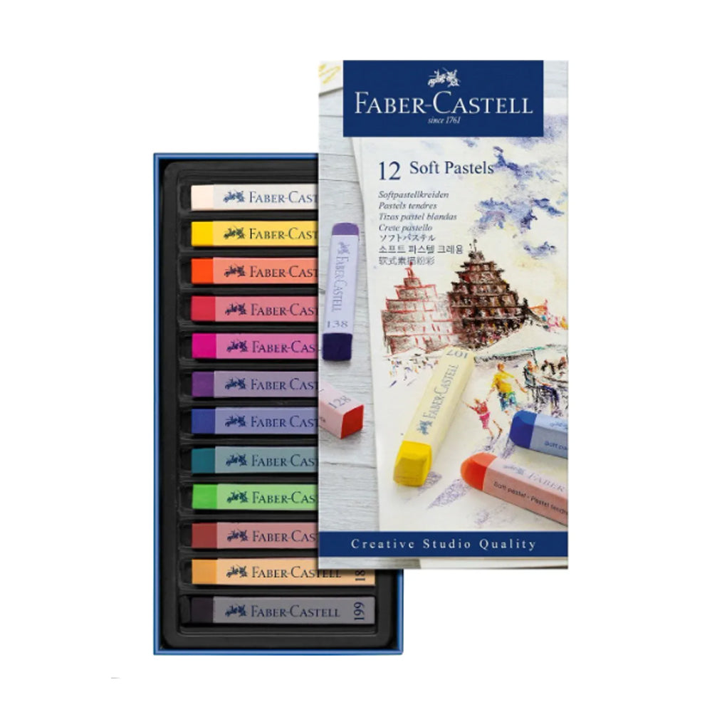 Faber-Castell Soft Pastels, 12 colours