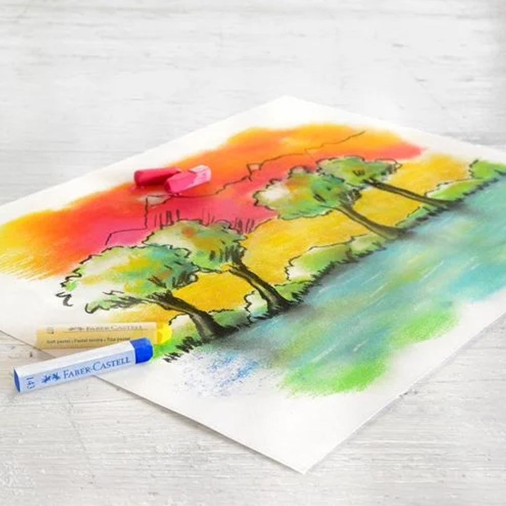 Faber-Castell minkštos pastelės, 24 spalvos
