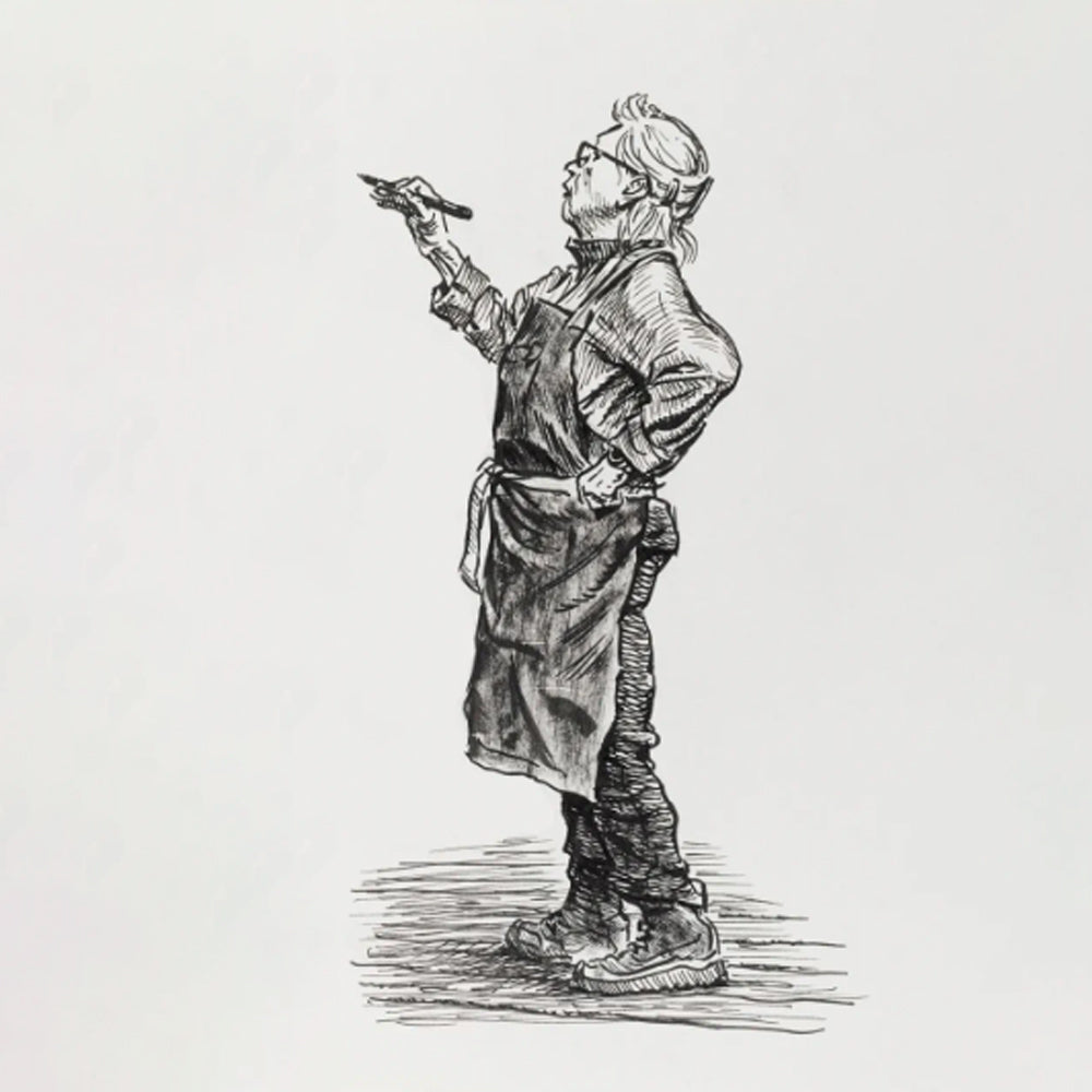 Faber-Castell Pitt Artist India Ink Pen Fineliners Set, 4 pcs., Black, S, F, M, B